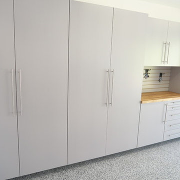 Garage Cabinets and Flooring- Newport Beach