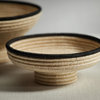 Matera 12.5" Diameter Coiled Abaca Footed Small Bowl