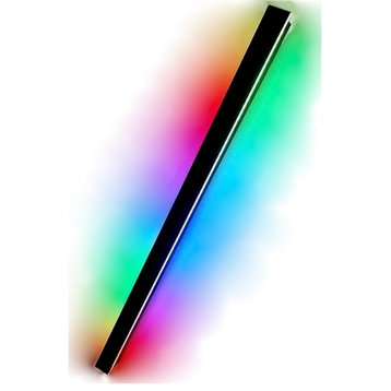 Outdoor/Indoor Waterproof RGB 7 Colors LED Wall Sconce With Intelligent Remote, H12"
