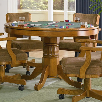 Coaster Mitchell Game Table in Brown 100951