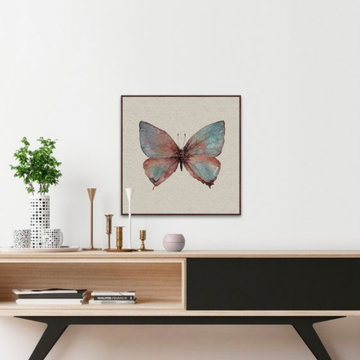 "Watercolor Beauty II" Floater Framed Painting Print on Canvas
