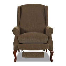Klaussner Annie Forrest High Leg Recliner - Recliner Chairs
