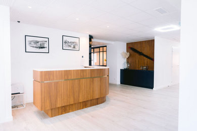 Réalisation d'une entrée design.