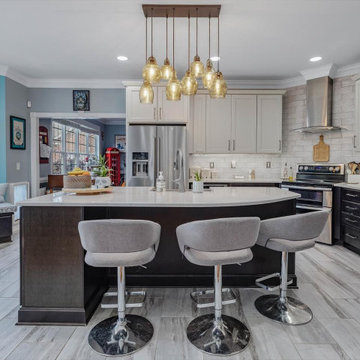 Two-Finish Kitchen Design Sanford, NC