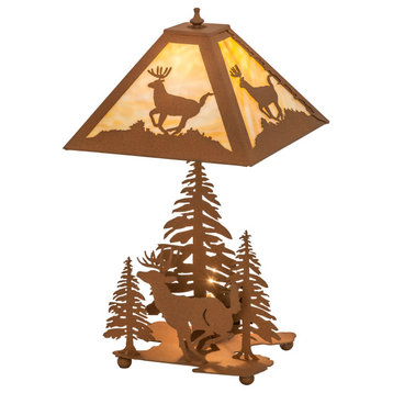 22H Lone Deer Table Lamp