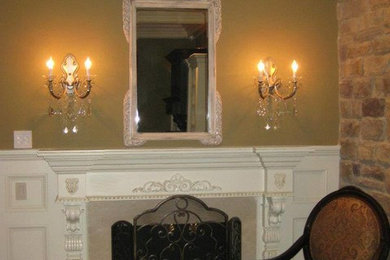 Living room - transitional living room idea in New York