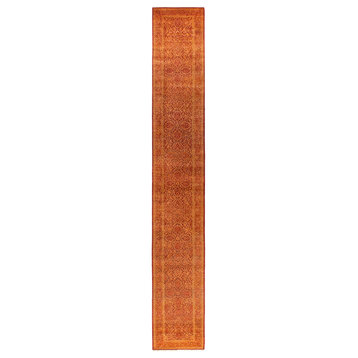 Mogul, One-of-a-Kind Hand-Knotted Area Rug Orange, 2'8"x19'1"