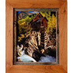 My Barnwood Frames - Rustic Frames, Alder Wood & Barnwood Frame, Sagebrush Series, 4"x6" - *PLEASE NOTE - Glass is included with frame sizes 16x20 or smaller. Larger sizes do not include glass due to the high risk of breakage in shipping.