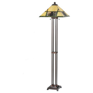 63 High Pinecone Ridge Floor Lamp