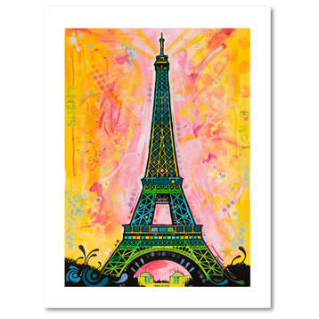 Dean Russo 'Eiffel ALI' Paper Art, 18x24, 18x24