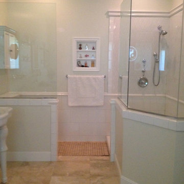 WALK IN  - SHOWER AND TOILET ON LEFT
