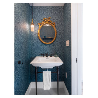 Indian Road - Transitional - Powder Room - Toronto - by Wanda Ely ...