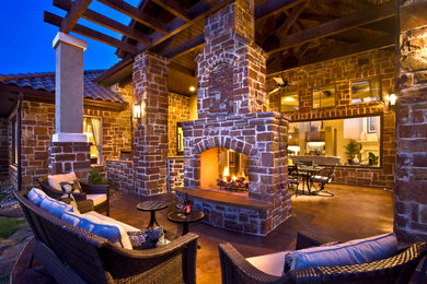 Inspiration for a contemporary patio remodel in Austin