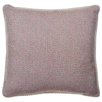 Patterned Modern Throw Pillow | Andrew Martin Pollen, Pink