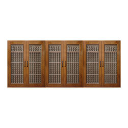 Custom Sonoma Series Wine Cabinet - Wine And Bar Cabinets