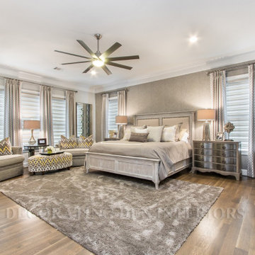 Transitional, Blingy, Casual Elegance - Master Bedroom