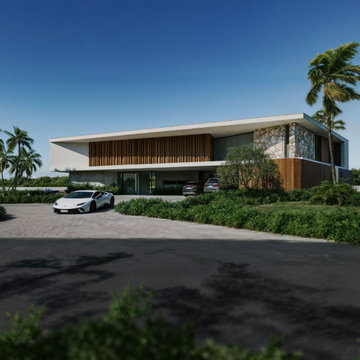 Modern Bayfront House, FL New Custom Home