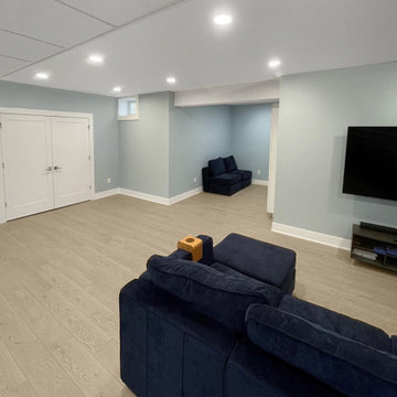 Finished Basement, New Stairs & Bathroom