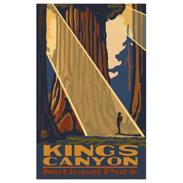 Paul A. Lanquist King�۪S Canyon California Big Tree Art Print, 12"x18"