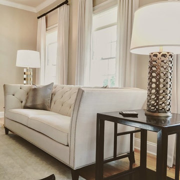 Elegant Transitional Living Room Space