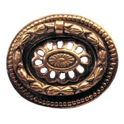 Oval Plate Handles - Cabinet And Drawer Handle Pulls