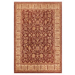 Bareens Designer Rugs - Classic Ziegler Harriett Brown Beige Hand-Knotted Wool Rug - 8'3'' x 10'8'' - Enhance the ambiance of your home with this magnificent Persian-influenced Turkish hand-knotted rug made by skilled artisans capable of creating the most exceptional vegetable dyes and hand-spun wool. This exquisite handmade rug is a one-of-a-kind Peshawar Kafkaz, otherwise identified as Chobi, Chobi Peshawar, Oushak, or Ziegler rug. These handmade rugs are crafted in Pakistan utilizing superior-quality wool imported from Australia, New Zealand, and Korea in two types of weaves: the Persian weave and the Mori weave. This rug is meticulously crafted by hand using the finest natural vegetable dyes extracted from local plants. The artisans use a blend of hand-spun local and fine merino wool, resulting in a rug with a compelling texture, higher lanolin content, and longer staple. The artisans occasionally incorporate natural or artificial silk into the pile to enhance specific motifs. The finished product is an awe-inspiring execution of flawless design and an understated palette that exudes elegance.