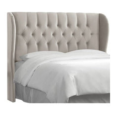 50 Most Por King Size Headboards For 2019 Houzz Pemberly Row Upholstered King Panel Headboard Gray Headboards