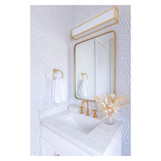 Cali Contempo - Beach Style - Powder Room - Miami - by Studio 790 ...