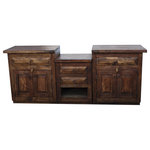 FoxDen Decor - Parker Double Sink Vanity, 80"x20"x32", Double Sink - This gorgeous double sink vanity is perfect for a large bathroom! The vanity is made from 100% reclaimed wood, that has been sanded to a smooth, buttery touch and finished with a hand rubbed paste wax that helps preserve and protect the wood.