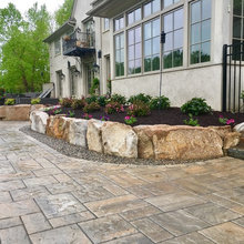 Driveway Rock Wall