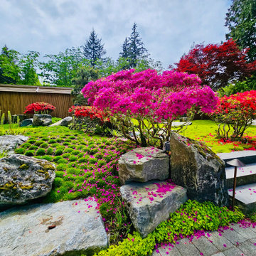 Japanese Style Garden in West Point Grey, Vancouver, BC
