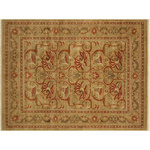 Bareens Designer Rugs - Turkish Knotted Tabriz Istanbul Ira Blue/Ivory Wool Rug - 4'0'' x 5'11'' - Designed with a mesmerizing intricate traditional motif this glorious hand knotted rug is a masterpiece that will fill any space with sophistication and grace. An exhilarating color pallet with an elaborate design, this masterpiece features luxurious hand spun wool with all vegetable dyes to add comfort and style to your decor. The design, color and beautiful chromatic composition with a sheen in traditional and transitional designs, exude beauty, elegance and quality make this rug a masterpiece of its own.