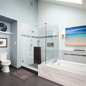 Master Bathroom with Large Shower