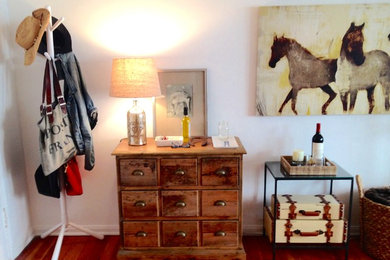 Inspiration for a small transitional living room remodel in Los Angeles