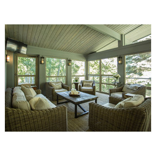 Lake Geneva Summer House Remodel - Midcentury - Porch - Chicago - by ...