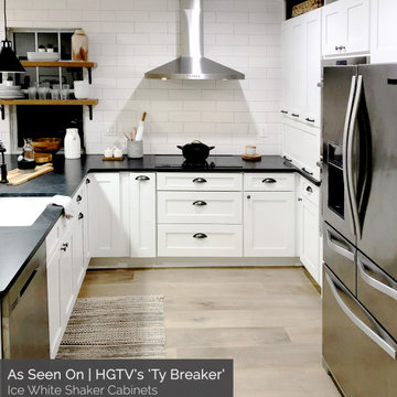 Ice White Shaker Cabinets | Ty Breaker