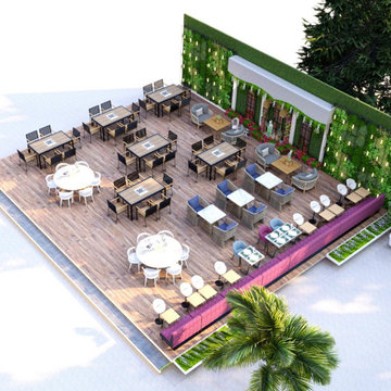 Eclectic Restaurant Design at Stanmore