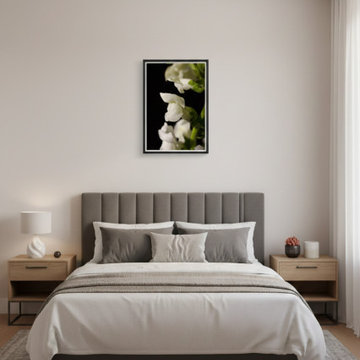 Single Snap Dragon Bloom Contemporary Wall Art