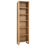 Bentley Designs - Studio Oak Furniture Single Bookcase - Studio Oak Single Bookcase offers flexibility and practicality making it perfect for modern day living. The collection is inspired by the needs of open-plan living and so this refreshing assortment has great functionality.