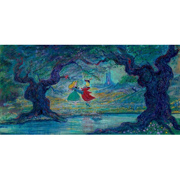 Disney Fine Art Only In My Dreams by Harrison Ellenshaw, Gallery Wrapped Giclee
