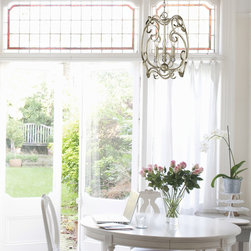 Golden Lighting Colette 3 Light Pendant in White Gold - Products
