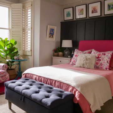 Pink & Blue Bedroom
