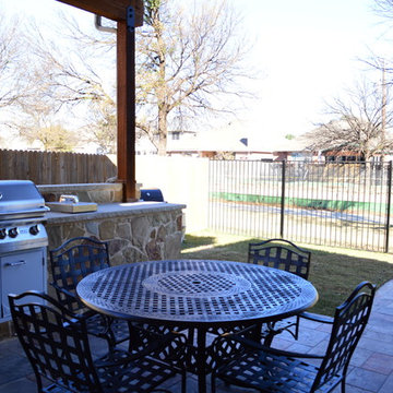 Fort Worth, TX, Outdoor Living Space Combination w/ 3-Season Room