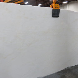 All Natural Stone - Mystery White Marble Slab - Kitchen Countertops