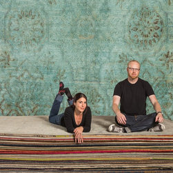 Sari silk rugs & carpets - Rugs