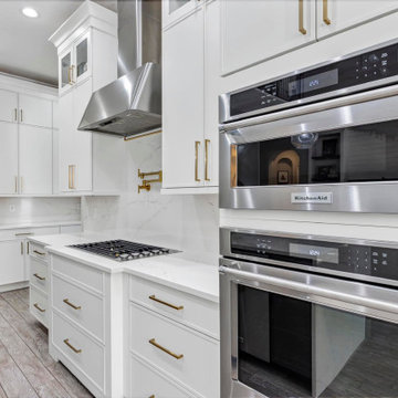 Sparkling White Kitchen and Bathroom Remodel in Windermere