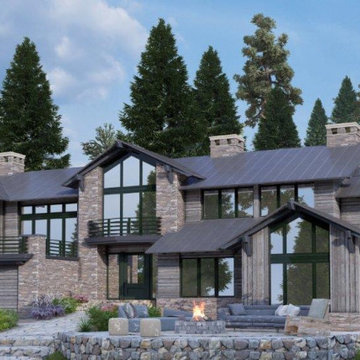 Montana Residence, first major protect out of our new Montana office