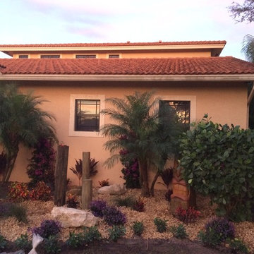 Cole Project - We removed existing, designed new landscape, installed, maintain,