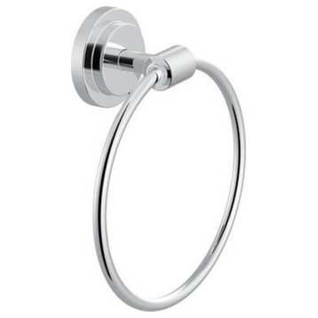 Moen DN0786 Iso 6-15/16" Wall Mounted Towel Ring - Chrome