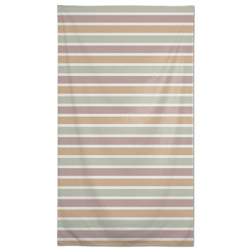 Soft Colorful Stripes 58x102 Tablecloth